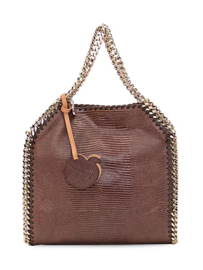 Stella Mccartney Falabella Mini Cross Body Bag In Brown