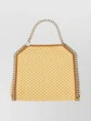 Stella Mccartney Mini Tote Bag Chain Handle In Neutral