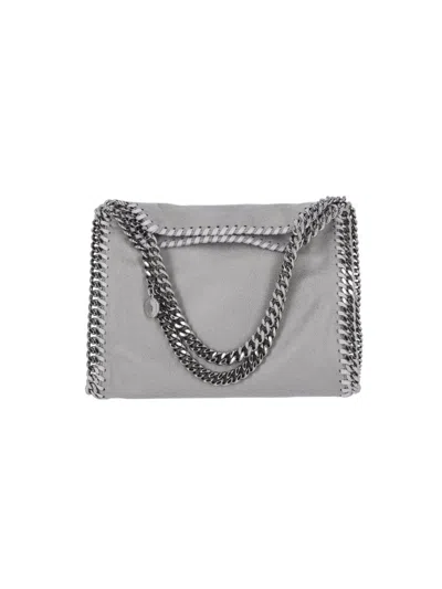 Stella Mccartney Mini Tote Bag "falabella" In Gray