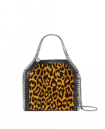 Stella Mccartney Mini Tote Eco Leopard Jacquard Tote Bag