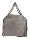 Stella Mccartney Mini Tote Eco Shaggy Deer In Gray