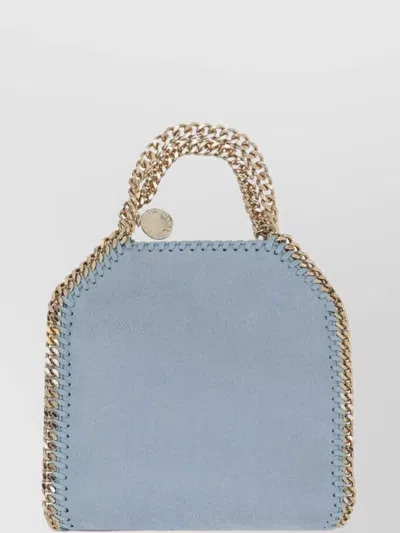 Stella Mccartney Mini Tote Eco Shaggy Deer Light Gold Chain