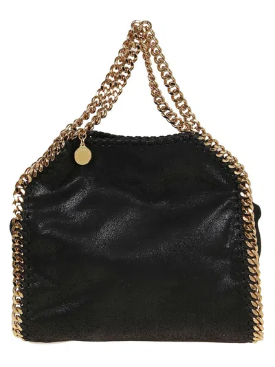 STELLA MCCARTNEY MINI TOTE ECO SHAGGY DEER W/GOLD COLOR CHAIN