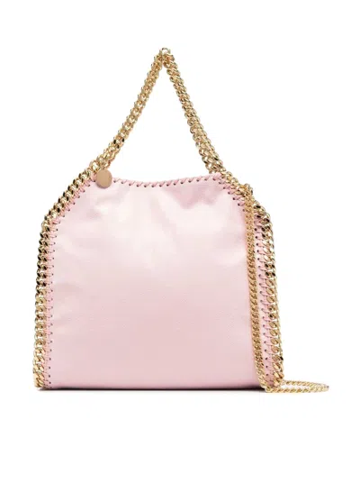 Stella Mccartney Mini Tote Eco Shaggy Deer W/gold Color Chain In Rose