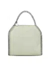 Stella Mccartney Small Eco Shaggy Deer Tote Bag In Verde