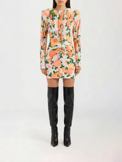 Stella Mccartney Mini Viscose Dress In Multi