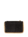 Stella Mccartney Mini Zip Wallet In Black