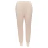Stella Mccartney Minimalist Elastic Waistband Cropped Jogger Pants In Pink