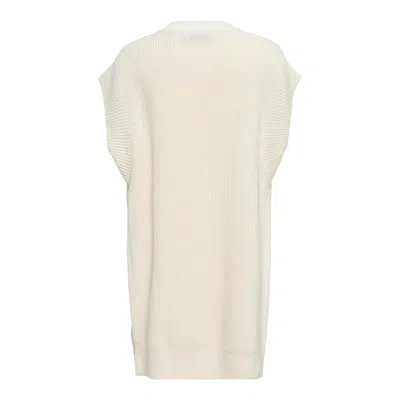 Stella Mccartney Miracle Lace Sleeveless Top In Neutral