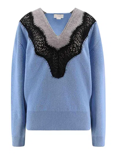 STELLA MCCARTNEY MIRACLE LACE WOOL SHIRT MIRACLE LACE