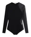 Stella Mccartney Miracle Long-sleeve Compact-knit Bodysuit