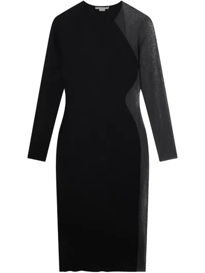 Stella Mccartney Miracle Midi Dress In Black