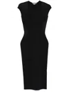 Stella Mccartney Miracle Midikleid In Schwarz