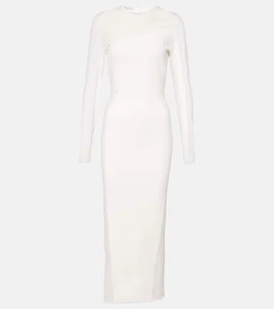 Stella Mccartney Miracle Panelled Maxi Dress In White