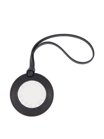 Stella Mccartney Mirror Bag Charm In Black