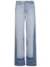 Stella Mccartney Straight-leg Jeans With Contrasting Panels