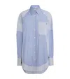 Stella Mccartney Striped Shirt With Buttoned Cuffs And Chest Pocket