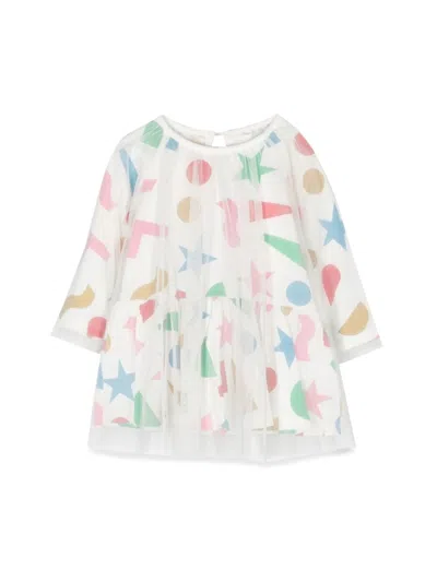 Stella Mccartney Kids' M/l Dress With Coulottes In Multicolour