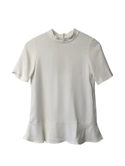 Pre-owned Stella Mccartney Mock-neck Blouse In Neutral