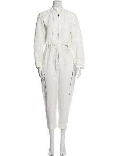 Pre-owned Stella Mccartney Mock Neck Jumpsuit In Neutral