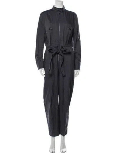 Pre-owned Stella Mccartney Mock Neck Jumpsuit W/ Tags In Blue