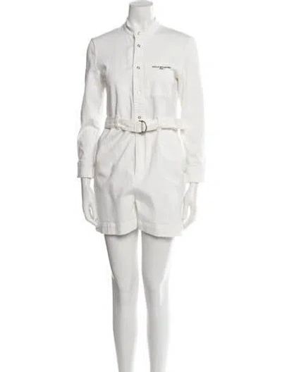 Pre-owned Stella Mccartney Mock Neck Romper In Neutral