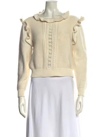 Pre-owned Stella Mccartney Mock Neck Sweater In Neutral