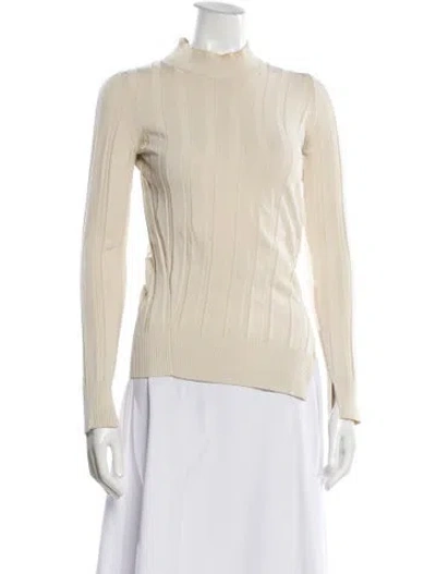 Pre-owned Stella Mccartney Mock Neck Sweater In Neutral