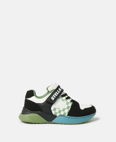Stella Mccartney Moniker Tape Lace-up Sneakers In White