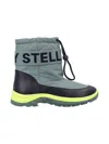 Stella Mccartney Moniker Tape Snow Boots In Multi