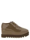 Stella Mccartney Stellabration Capsule Monocrome Elyse Wedges In Brown