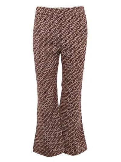 Pre-owned Stella Mccartney Monogram-print Trousers