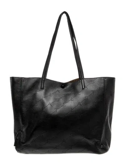 Pre-owned Stella Mccartney Monogram Tote In Black