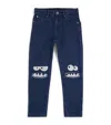Stella Mccartney Monster Face Jeans In Blue