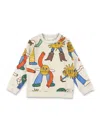Stella Mccartney Cosmic Cowboy Cotton Sweatshirt In Beige