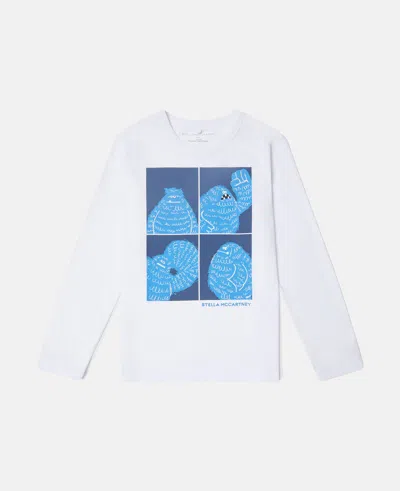 STELLA MCCARTNEY MONSTER GRAPHIC LONG-SLEEVE TOP