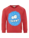 Stella Mccartney Monster-print Sweatshirt In Red
