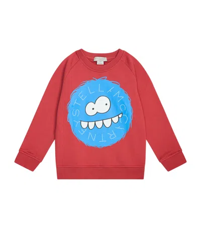 Stella Mccartney Kids' Monster-print Sweatshirt In Gray