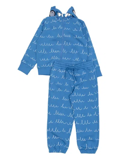 Stella Mccartney Monster-print Tracksuit In Blue