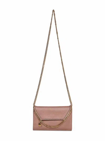 Stella Mccartney Moss Falabella Wallet Crossbody Bag In Green