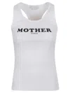 Stella Mccartney Mother Fucker Tank Top In Pure White