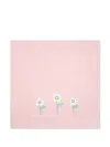 Stella Mccartney Motif-embroidered Blanket In Pink