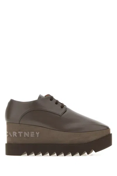 Stella Mccartney Mud Alter Mat Elyse Lace-up Shoes In Brown