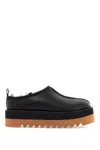 Stella Mccartney 'sneak-elyse' Black Mules With Open Rear