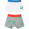 Stella Mccartney Multicolor Boxer Set For Boy With Logo In Multicolor