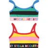 Stella Mccartney Multicolor Bra Set For Girlwith Logo In Multicolor