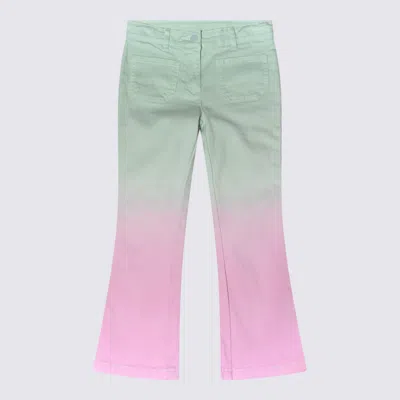 Stella Mccartney Kids' Multicolor Cotton Denim Jeans In Colourful