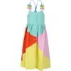 STELLA MCCARTNEY MULTICOLOR DRESS FOR GIRL WITH BOWS