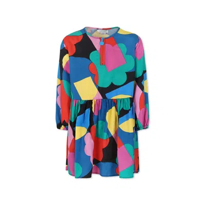 Stella Mccartney Kids' Multicolor Dress For Girl With Print
