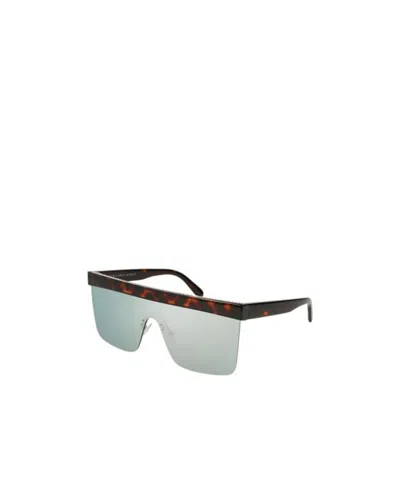 Stella Mccartney Multicolor Logo Sunglasses In Green